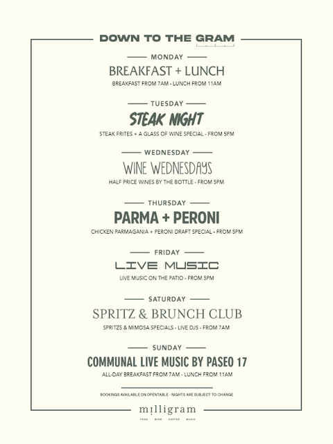 Weekly Happenings